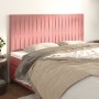 Cabeceros 4 unidades de terciopelo rosa 80x5x78/88 cm de vidaXL, Cabeceros y pies de cama - Ref: Foro24-3116629, Precio: 100,...
