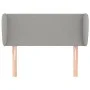 Cabecero de tela gris claro 83x23x78/88 cm de vidaXL, Cabeceros y pies de cama - Ref: Foro24-3116838, Precio: 44,13 €, Descue...