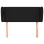 Cabecero de tela negro 103x23x78/88 cm de vidaXL, Cabeceros y pies de cama - Ref: Foro24-3116996, Precio: 48,79 €, Descuento: %
