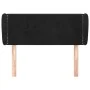 Kopfteil aus schwarzem Samt, 83 x 23 x 78/88 cm von vidaXL, Kopf- und Fußteile - Ref: Foro24-3117036, Preis: 43,05 €, Rabatt: %