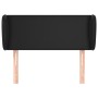 Cabecero de cuero sintético negro 103x23x78/88 cm de vidaXL, Cabeceros y pies de cama - Ref: Foro24-3116948, Precio: 44,90 €,...
