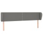 Cabecero de tela gris oscuro 163x23x78/88 cm de vidaXL, Cabeceros y pies de cama - Ref: Foro24-3117011, Precio: 68,14 €, Desc...