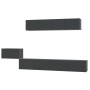 Set de muebles para TV 5 piezas madera contrachapada negro de vidaXL, Muebles TV - Ref: Foro24-3114431, Precio: 226,46 €, Des...