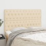 Cabeceros 4 unidades tela color crema 80x7x78/88 cm de vidaXL, Cabeceros y pies de cama - Ref: Foro24-3116679, Precio: 156,70...