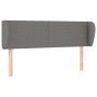 Cabecero de tela gris oscuro 147x23x78/88 cm de vidaXL, Cabeceros y pies de cama - Ref: Foro24-3116863, Precio: 81,13 €, Desc...
