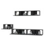 Set de muebles para TV 5 piezas madera contrachapada negro de vidaXL, Muebles TV - Ref: Foro24-3114431, Precio: 226,46 €, Des...