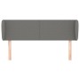 Cabecero de tela gris oscuro 147x23x78/88 cm de vidaXL, Cabeceros y pies de cama - Ref: Foro24-3116863, Precio: 81,13 €, Desc...