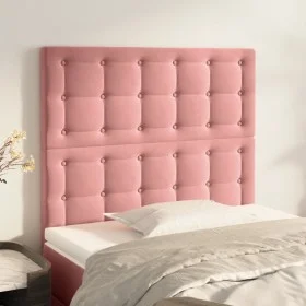 Kopfteile 2 Einheiten aus rosa Samt 100x5x78/88 cm von vidaXL, Kopf- und Fußteile - Ref: Foro24-3116813, Preis: 63,03 €, Raba...