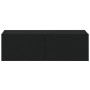 Set de muebles para TV 5 piezas madera contrachapada negro de vidaXL, Muebles TV - Ref: Foro24-3114431, Precio: 226,46 €, Des...