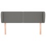 Cabecero de tela gris oscuro 147x23x78/88 cm de vidaXL, Cabeceros y pies de cama - Ref: Foro24-3117003, Precio: 61,83 €, Desc...