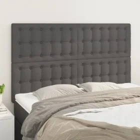 Kopfteile 4 Einheiten graues Kunstleder 72x5x78/88 cm von vidaXL, Kopf- und Fußteile - Ref: Foro24-3116426, Preis: 92,72 €, R...
