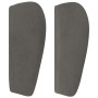 Cabecero de terciopelo gris oscuro 147x23x78/88 cm de vidaXL, Cabeceros y pies de cama - Ref: Foro24-3117053, Precio: 58,87 €...