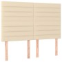 Cabeceros 4 unidades tela color crema 72x5x78/88 cm de vidaXL, Cabeceros y pies de cama - Ref: Foro24-3116475, Precio: 123,25...
