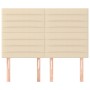 Cabeceros 4 unidades tela color crema 72x5x78/88 cm de vidaXL, Cabeceros y pies de cama - Ref: Foro24-3116475, Precio: 123,25...