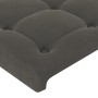 Cabeceros 2 unidades de terciopelo gris oscuro 100x5x78/88 cm de vidaXL, Cabeceros y pies de cama - Ref: Foro24-3116809, Prec...