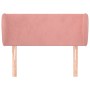 Cabecero de terciopelo rosa 83x23x78/88 cm de vidaXL, Cabeceros y pies de cama - Ref: Foro24-3116899, Precio: 46,95 €, Descue...