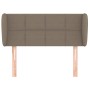 Cabecero de tela gris taupe 103x23x78/88 cm de vidaXL, Cabeceros y pies de cama - Ref: Foro24-3117138, Precio: 49,50 €, Descu...