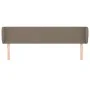 Cabecero de tela gris taupe 163x23x78/88 cm de vidaXL, Cabeceros y pies de cama - Ref: Foro24-3116874, Precio: 76,38 €, Descu...