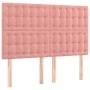 Kopfteile 4 Einheiten rosa Samt 72x5x78/88 cm von vidaXL, Kopf- und Fußteile - Ref: Foro24-3116819, Preis: 121,65 €, Rabatt: %