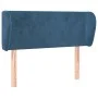 Cabecero de terciopelo azul oscuro 93x23x78/88 cm de vidaXL, Cabeceros y pies de cama - Ref: Foro24-3116904, Precio: 61,03 €,...