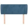 Cabecero de terciopelo azul oscuro 93x23x78/88 cm de vidaXL, Cabeceros y pies de cama - Ref: Foro24-3116904, Precio: 61,03 €,...