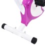 Bicicleta estática con resistencia de cinta morada de vidaXL, Bicicletas estáticas - Ref: Foro24-92011, Precio: 131,13 €, Des...