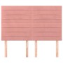 Cabeceros 4 unidades terciopelo rosa 72x5x78/88 cm de vidaXL, Cabeceros y pies de cama - Ref: Foro24-3116525, Precio: 98,58 €...