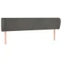 Dark gray velvet headboard 163x23x78/88 cm by vidaXL, Headboards and footboards - Ref: Foro24-3116919, Price: 70,34 €, Discou...