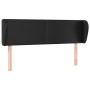Cabecero de cuero sintético negro 147x23x78/88 cm de vidaXL, Cabeceros y pies de cama - Ref: Foro24-3116954, Precio: 65,17 €,...