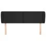 Cabecero de cuero sintético negro 147x23x78/88 cm de vidaXL, Cabeceros y pies de cama - Ref: Foro24-3116954, Precio: 69,64 €,...