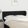 Cabecero de tela negro 147x23x78/88 cm de vidaXL, Cabeceros y pies de cama - Ref: Foro24-3116864, Precio: 67,57 €, Descuento: %