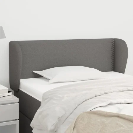 Cabecero de tela gris oscuro 83x23x78/88 cm de vidaXL, Cabeceros y pies de cama - Ref: Foro24-3116979, Precio: 45,34 €, Descu...