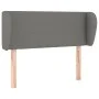 Cabecero de tela gris oscuro 83x23x78/88 cm de vidaXL, Cabeceros y pies de cama - Ref: Foro24-3116979, Precio: 45,34 €, Descu...