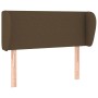 Cabecero de tela gris oscuro 93x23x78/88 cm de vidaXL, Cabeceros y pies de cama - Ref: Foro24-3116849, Precio: 48,97 €, Descu...