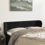 Cabecero de terciopelo negro 147x23x78/88 cm de vidaXL, Cabeceros y pies de cama - Ref: Foro24-3116914, Precio: 72,01 €, Desc...