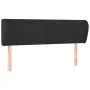 Black velvet headboard 147x23x78/88 cm by vidaXL, Headboards and footboards - Ref: Foro24-3116914, Price: 70,56 €, Discount: %