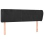 Cabecero de terciopelo negro 147x23x78/88 cm de vidaXL, Cabeceros y pies de cama - Ref: Foro24-3116914, Precio: 72,01 €, Desc...