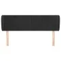 Cabecero de terciopelo negro 147x23x78/88 cm de vidaXL, Cabeceros y pies de cama - Ref: Foro24-3116914, Precio: 70,56 €, Desc...