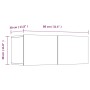 Set de muebles para TV 4 piezas madera contrachapada negro de vidaXL, Muebles TV - Ref: Foro24-3114535, Precio: 193,43 €, Des...