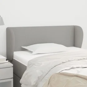 Cabecero de tela gris claro 103x23x78/88 cm de vidaXL, Cabeceros y pies de cama - Ref: Foro24-3116854, Precio: 47,58 €, Descu...
