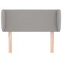 Light gray fabric headboard 103x23x78/88 cm by vidaXL, Headboards and footboards - Ref: Foro24-3116854, Price: 47,58 €, Disco...