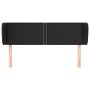 Cabecero de cuero sintético negro 147x23x78/88 cm de vidaXL, Cabeceros y pies de cama - Ref: Foro24-3117094, Precio: 57,60 €,...