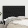 Cabeceros 4 unidades tela negro 80x7x78/88 cm de vidaXL, Cabeceros y pies de cama - Ref: Foro24-3116676, Precio: 132,86 €, De...