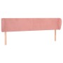 Cabecero de terciopelo rosa 183x23x78/88 cm de vidaXL, Cabeceros y pies de cama - Ref: Foro24-3116929, Precio: 72,25 €, Descu...