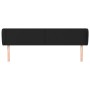 Cabecero de cuero sintético negro 163x23x78/88 cm de vidaXL, Cabeceros y pies de cama - Ref: Foro24-3116960, Precio: 70,54 €,...