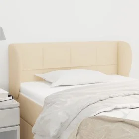 Cream fabric headboard 103x23x78/88 cm by vidaXL, Headboards and footboards - Ref: Foro24-3117139, Price: 55,50 €, Discount: %