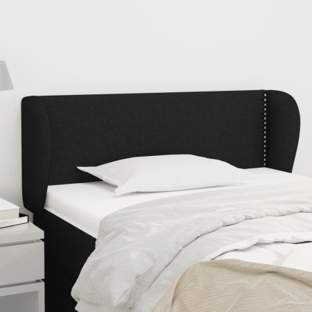 Cabecero de tela negro 83x23x78/88 cm de vidaXL, Cabeceros y pies de cama - Ref: Foro24-3116980, Precio: 46,05 €, Descuento: %