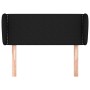 Cabecero de tela negro 83x23x78/88 cm de vidaXL, Cabeceros y pies de cama - Ref: Foro24-3116980, Precio: 46,05 €, Descuento: %