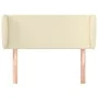 Cream synthetic leather headboard 103x23x78/88 cm by vidaXL, Headboards and footboards - Ref: Foro24-3117090, Price: 42,56 €,...