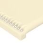 Cabecero de cuero sintético color crema 103x23x78/88 cm de vidaXL, Cabeceros y pies de cama - Ref: Foro24-3117090, Precio: 43...